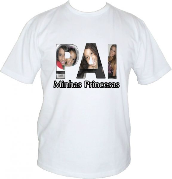 camiseta personalizada homenagem