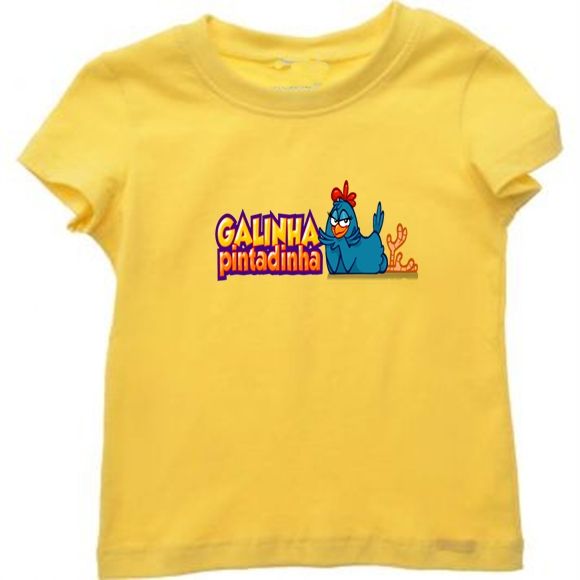 Camiseta infantil Galinha Pintadinha